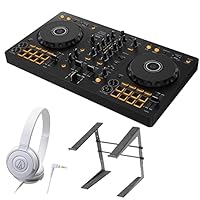 Amazon | DDJ-FLX4 PCスタンド ヘッドホンセット (ブラックグリーン